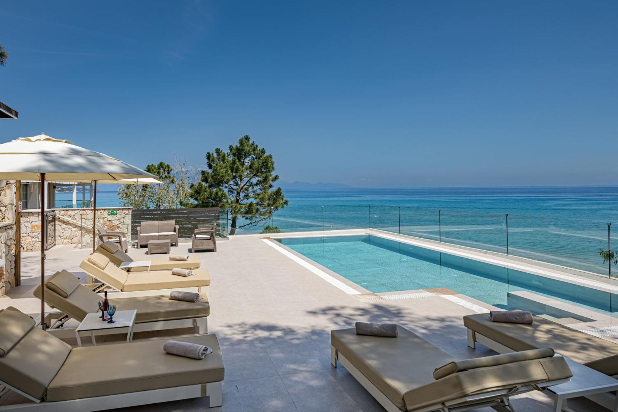 Addimare Sea View Villa, And Events Venue Аликес Экстерьер фото